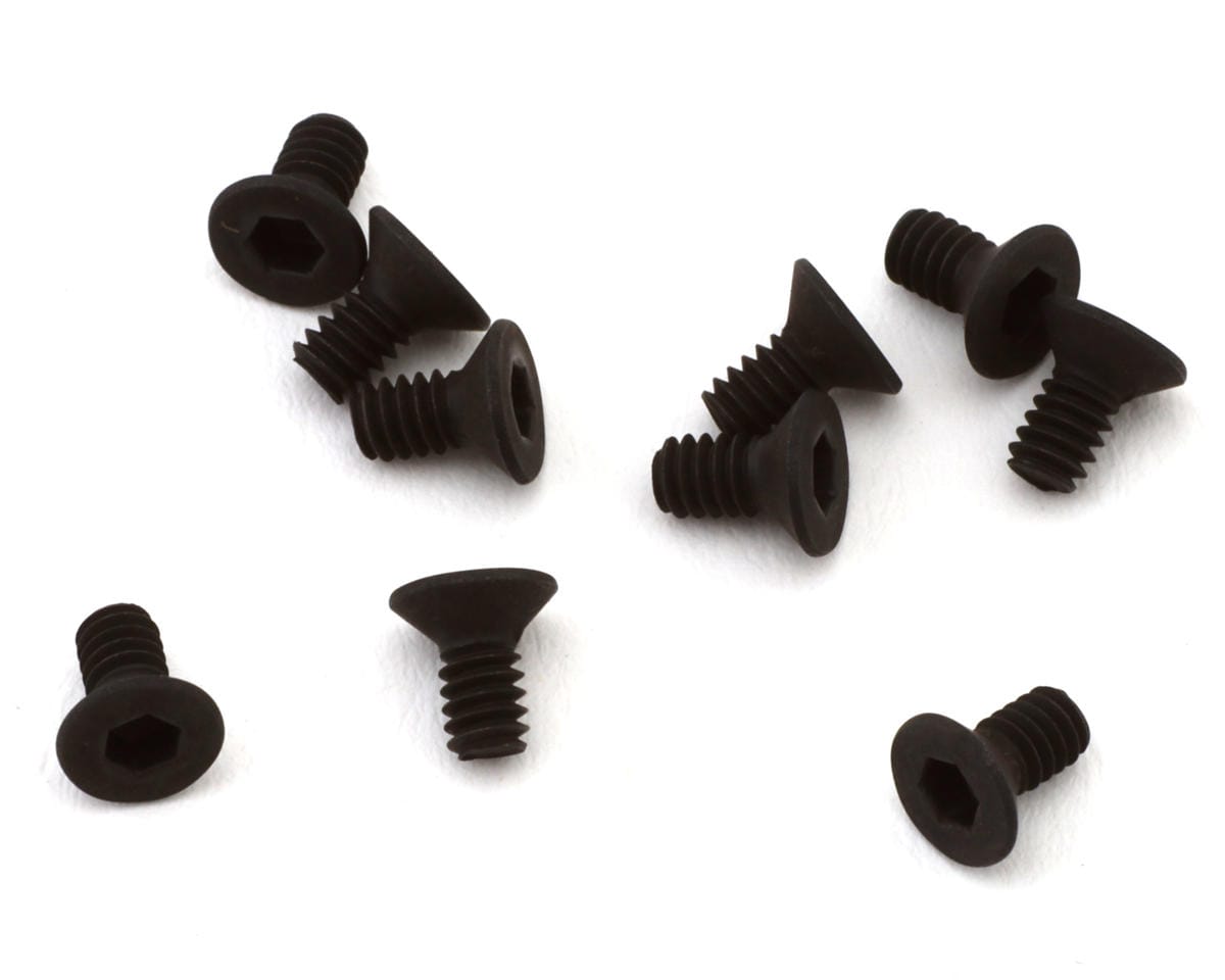 TLR Flathead Screw, M2 x 4mm, 10pcs, 22X, 22X-T - genuine TLR product TLR-1154