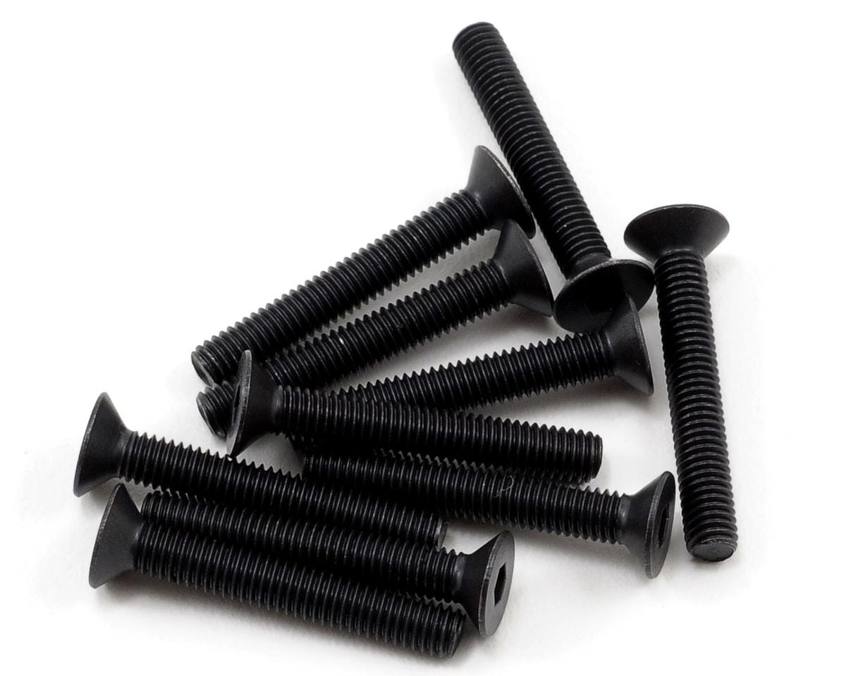 TLR Flathead Screw, M3 x 20mm, 10pcs, 22X, 22X-T - genuine TLR product TLR5965