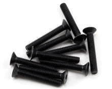 TLR Flathead Screw, M3 x 20mm, 10pcs, 22X, 22X-T
