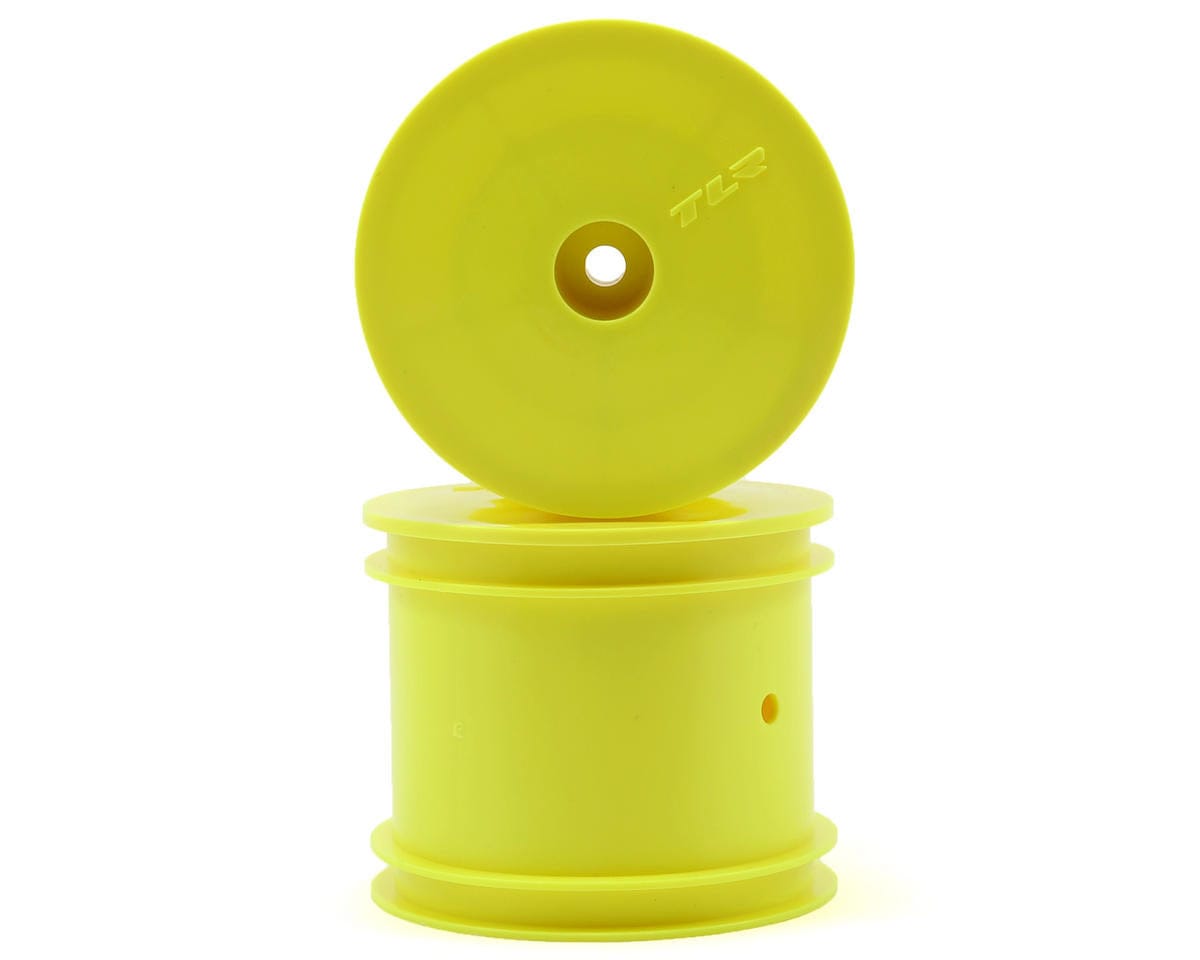Team Losi Racing TLR7002 22T Yellow 2.2 Stadium Truck Wheels (2)
