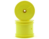 TLR Front/Rear Stadium Truck 2.2 Wheels, 12mm Hex, Yellow, 2pcs, 22T