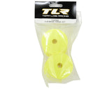 TLR Front/Rear Stadium Truck 2.2 Wheels, 12mm Hex, Yellow, 2pcs, 22T