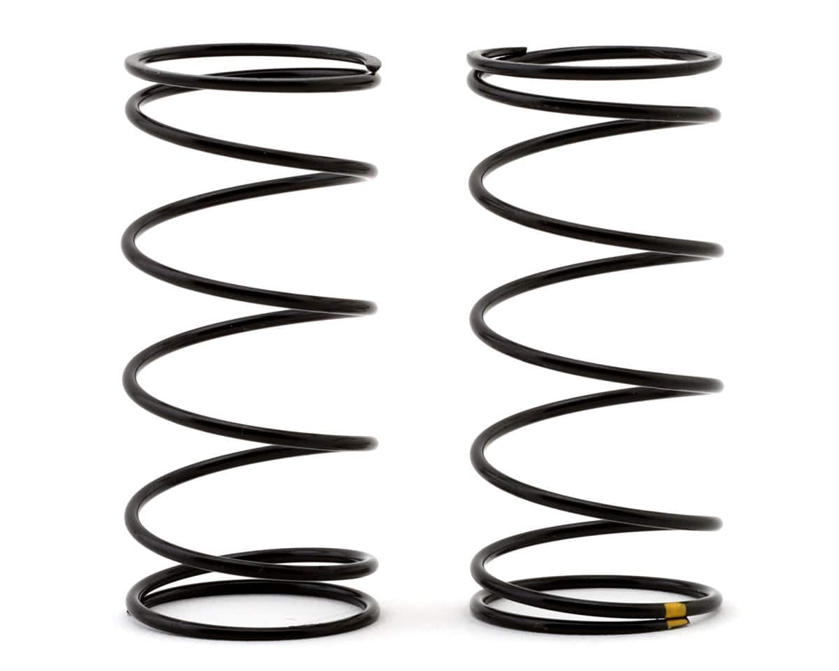 TLR Front Springs, Yellow, 3.95lb, 13mm, 2pcs, 22X, 22X-4 2.0, 22X-T - genuine TLR product TLR-1204