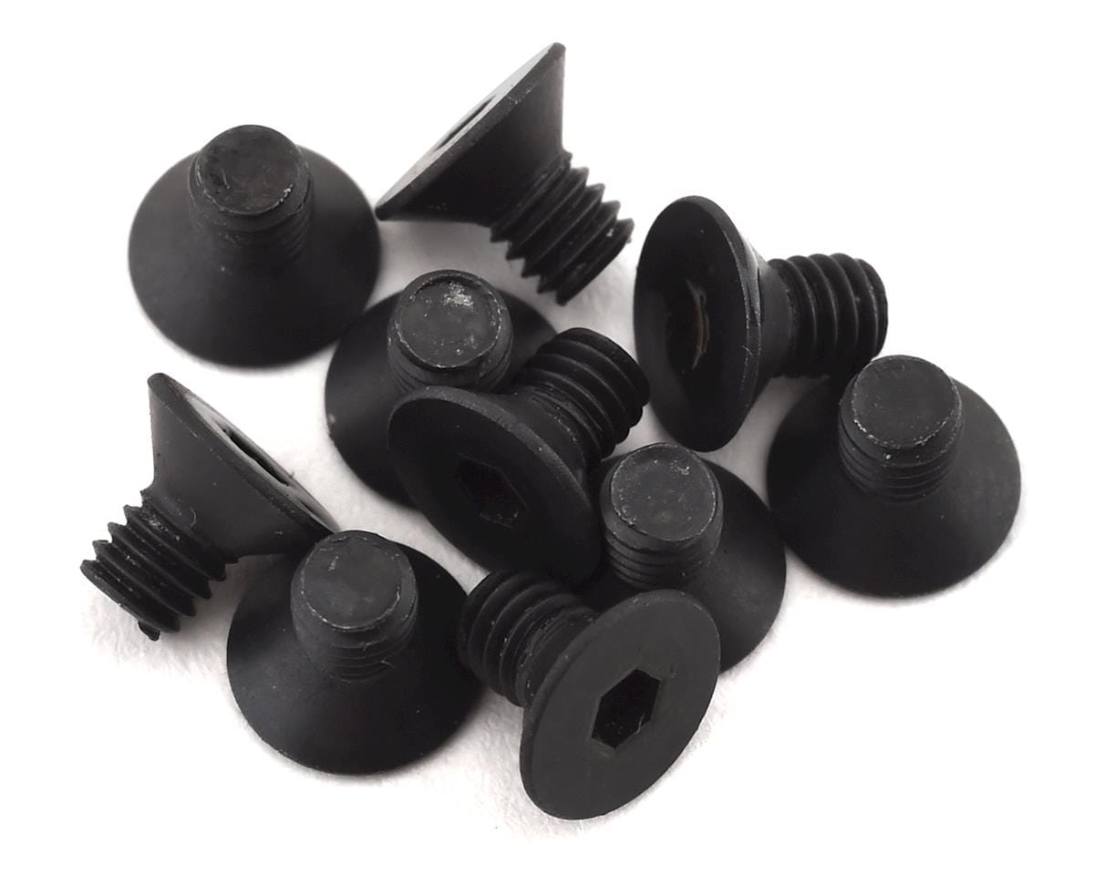 Team Losi Racing TLR245018 2.5x4mm Flat Head Screws (10)