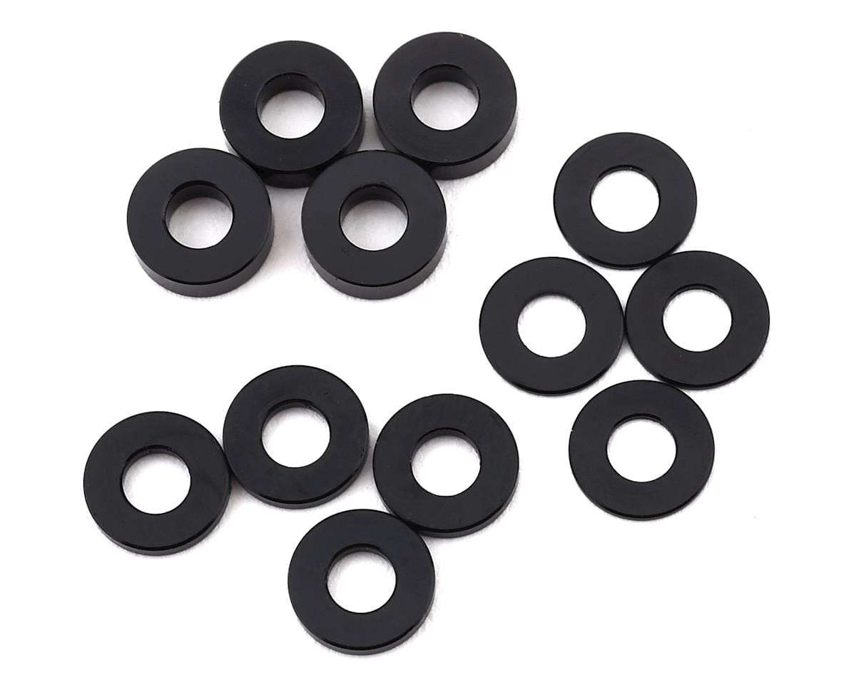 TLR M3 Caster Block Alum Washer Set, Black, 4pcs, 22X, 22X-4 2.0, 22X-T - genuine TLR product TLR336007