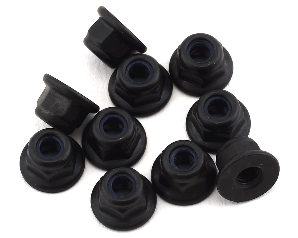Team Losi Racing TLR245016 M3 Flanged Lock Nuts (10)