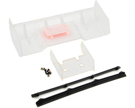 Team Losi Racing TLR340004 8IGHT 4.0 Pre-Cut Polycarbonate Wing Clear