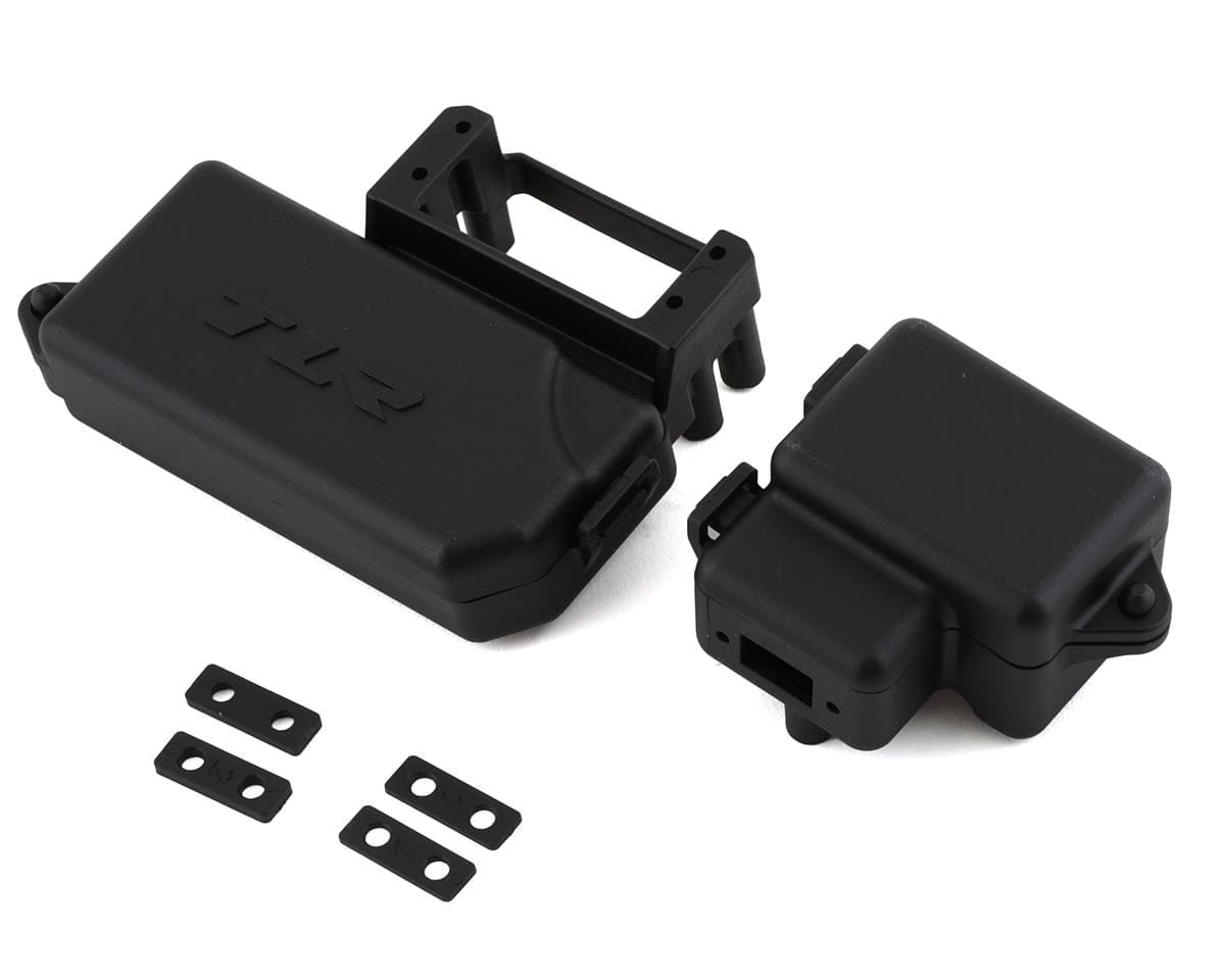 TLR Servo and Receiver Mounts, 8X 2.0 - genuine TLR product TLR241077