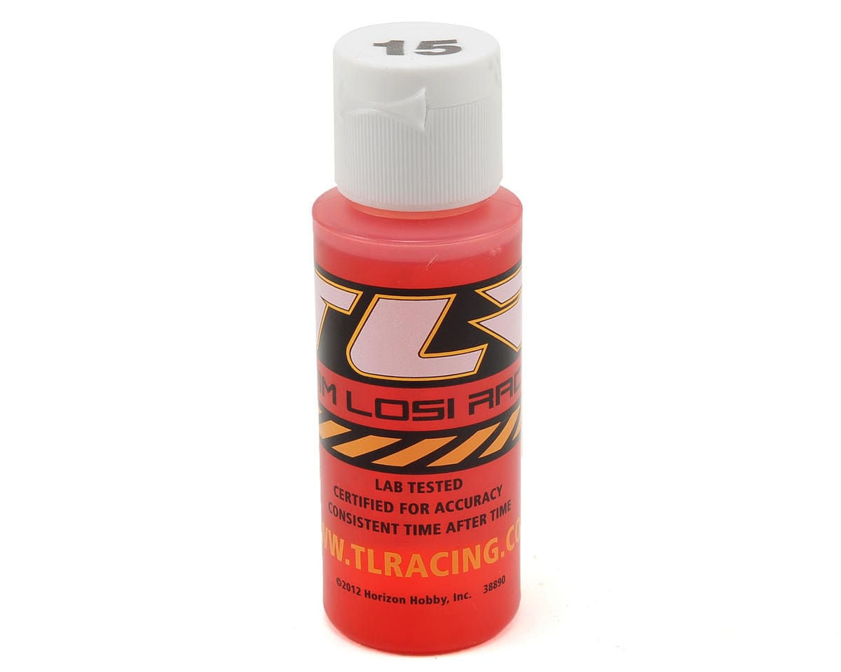 Team Losi Racing TLR74000 Silicone Shock Oil 2oz 15wt