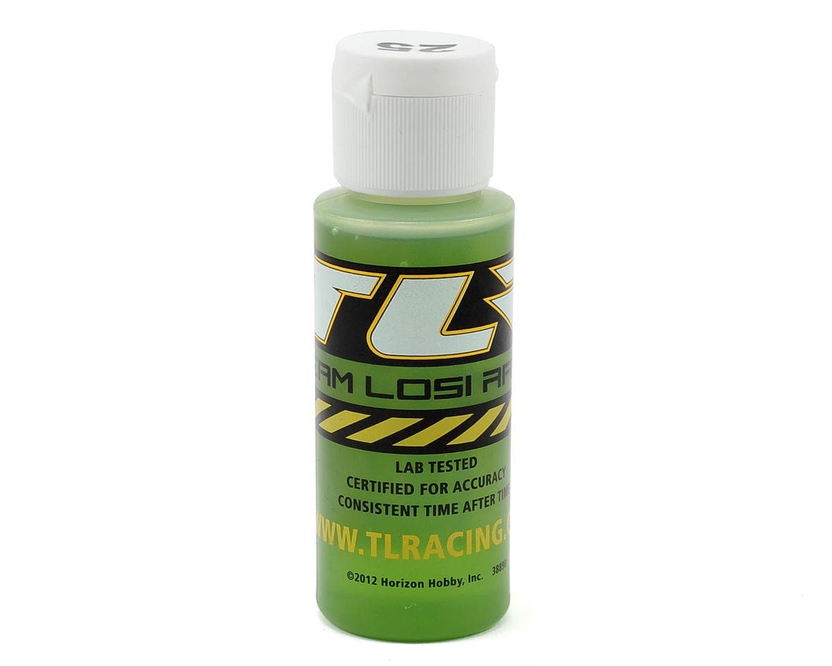TLR Silicone Shock Oil, 25wt, 2oz - genuine TLR product TLR74004