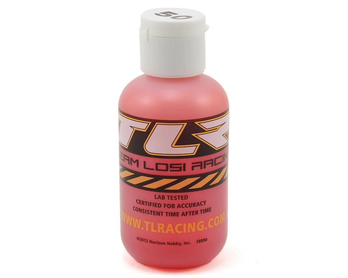 TLR Silicone Shock Oil, 50wt, 4oz - genuine TLR product TLR74027