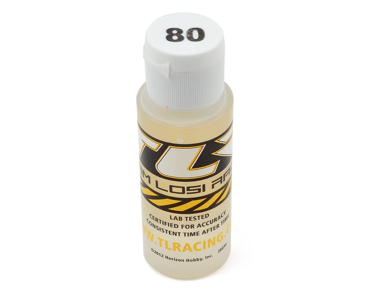 TLR Silicone Shock Oil, 80wt, 2oz - genuine TLR product TLR74016