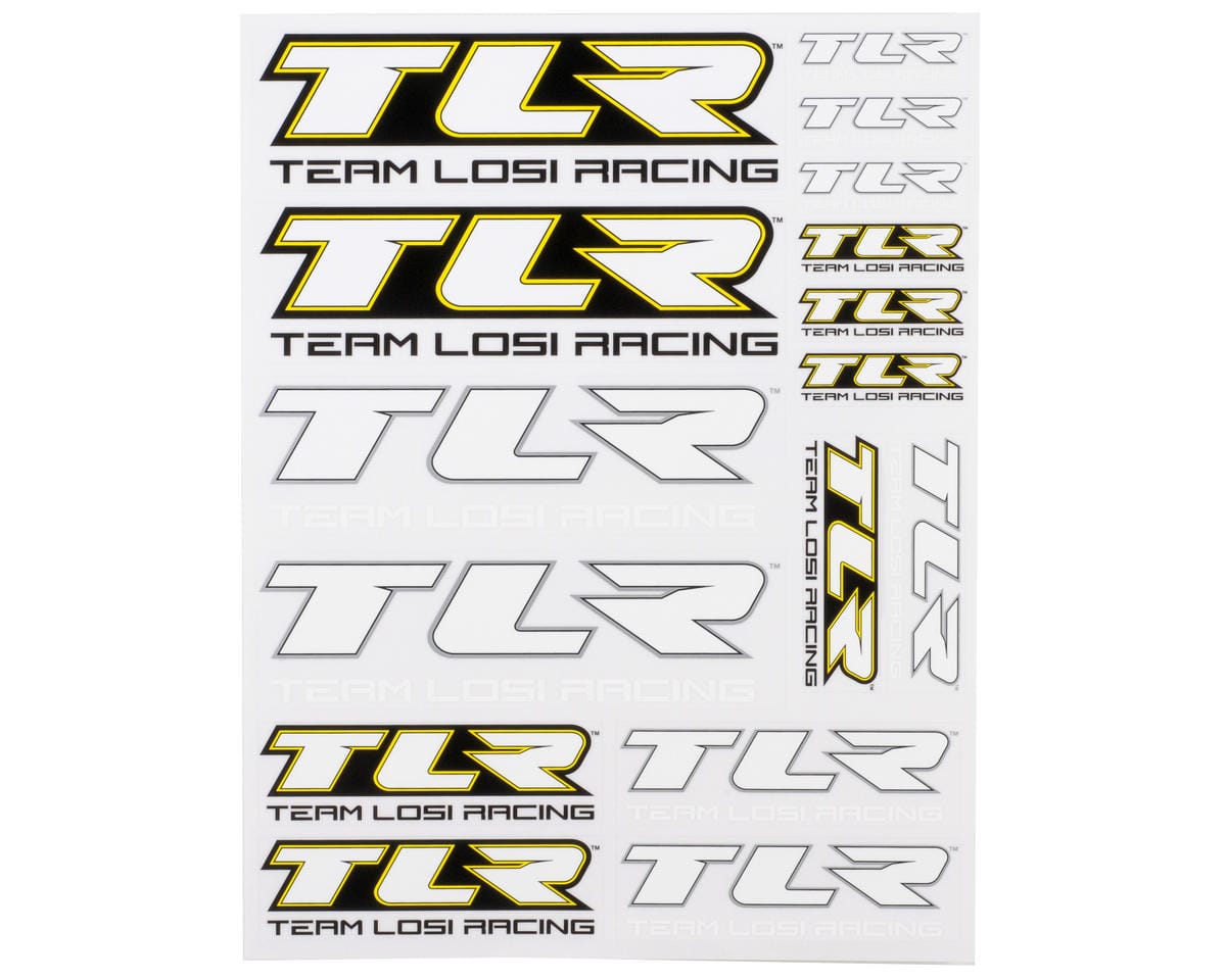 Team Losi Racing TLR8300 Sticker Sheet