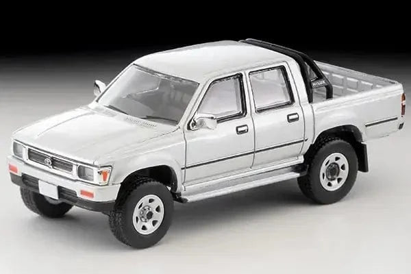 Tomica 1/64 LV-N256c Toyota Hilux 4WD Pickup DoubleCab SSR (Silver) 1991