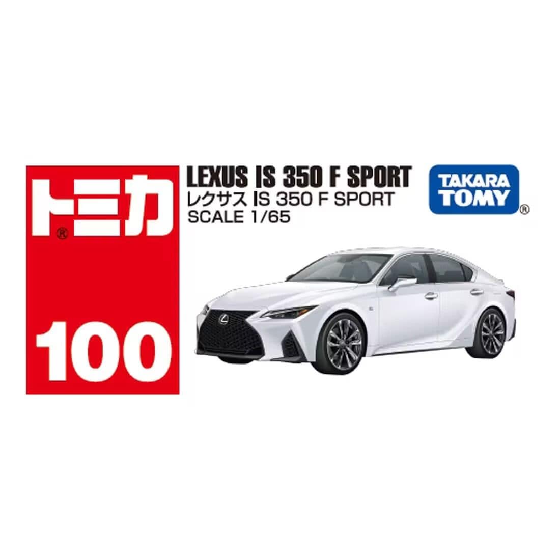 TOMICA No.100-10 LEXUSIS350F SPORT(BOX)'24