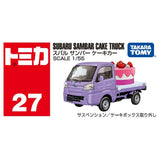 TOMICA No.27-14 Subaru Sambar Cake Truck (BOX)'24