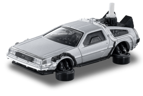 Tomica Premium Unlimited 11 Back to the Future Time Machine Part 2 side view