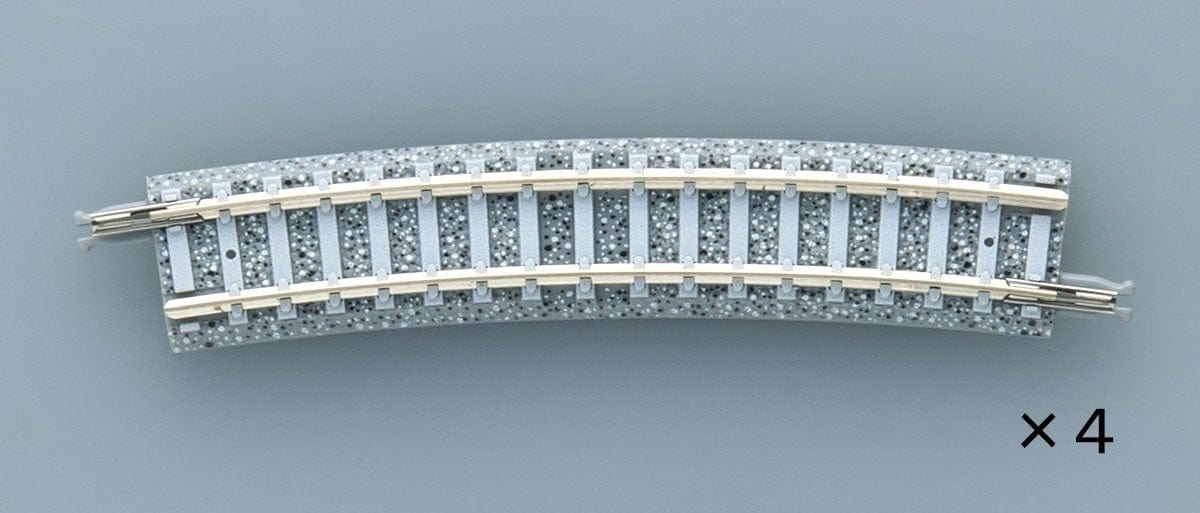 Tomix N Scale Curve PC Track 13 - 15/16" 354mm Radius, 15deg (4) - Hobbytech Toys