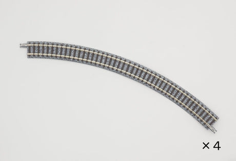 Tomix N Scale Curve Track 11" 280mm Radius, 45deg (4) - Hobbytech Toys