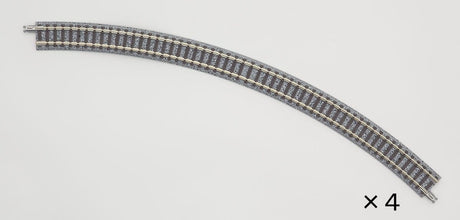 Tomix N Scale Curve Track 13 - 15/16" 354mm Radius, 45deg (4) - Hobbytech Toys