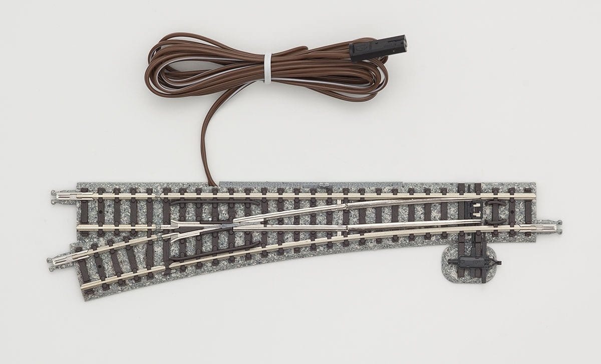 Tomix N Scale Electric Turnout Track Left Hand 21 - 5/16" 541mm Radius, 15deg [01272] - Hobbytech Toys