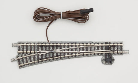 Tomix N Scale Electric Turnout Track Left Hand 21 - 5/16" 541mm Radius, 15deg [01272] - Hobbytech Toys
