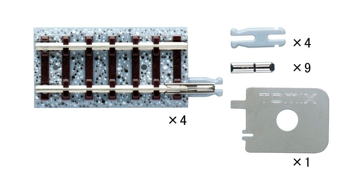 Tomix N Scale Joint Track 35mm (4) - Hobbytech Toys