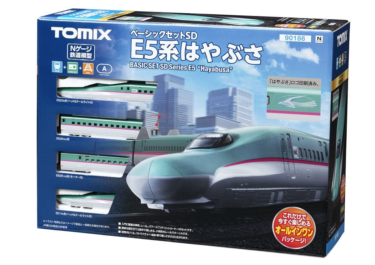 Tomix N Scale Starter Set SD E5 Hayabusa - Hobbytech Toys