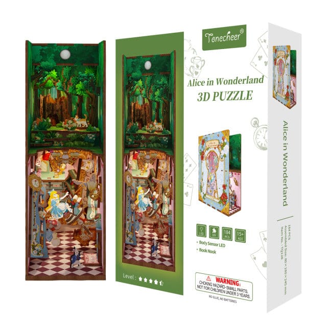 Tonecheer Alice In Wonderland Book Nook Kit [TQ128]