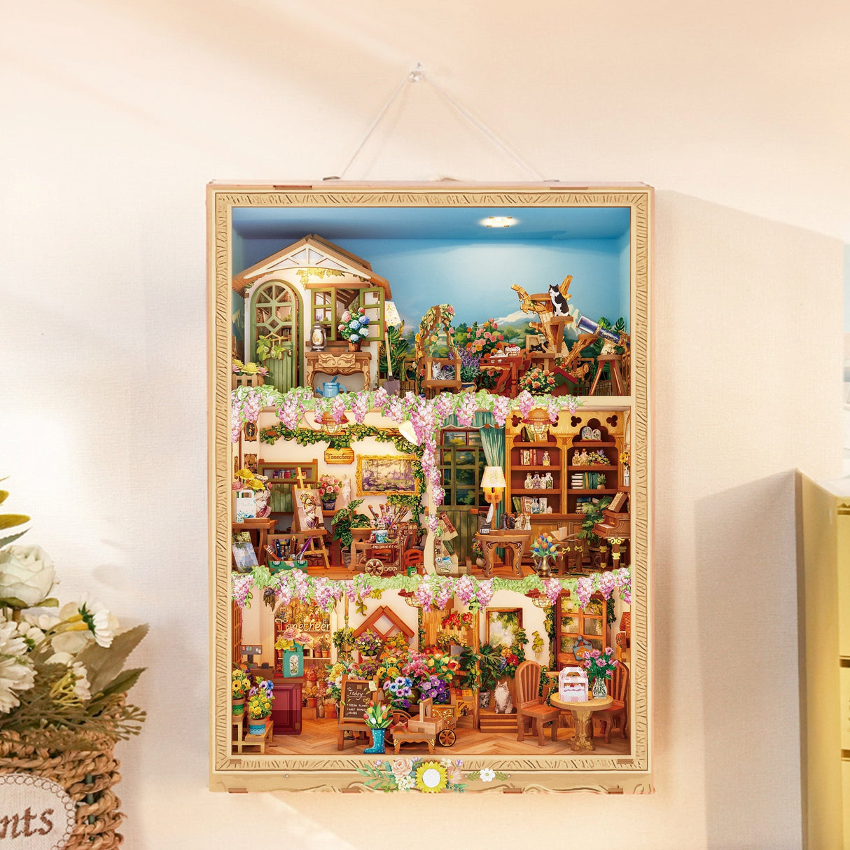 Tonecheer Blossom Time Story Frame Wood Model Kit [TQ455]