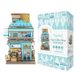 Tonecheer Cape Coffee Shop Puzzle Storage Box Wooden Model Kit [TQ181] - Hobbytech Toys