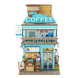 Tonecheer Cape Coffee Shop Puzzle Storage Box Wooden Model Kit [TQ181] - Hobbytech Toys