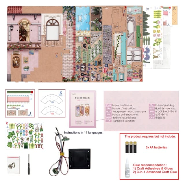 Tonecheer Flower Shop Book Nook Kit [TQ141]