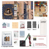 Tonecheer Leonardo Da Vinci Booknook Kit