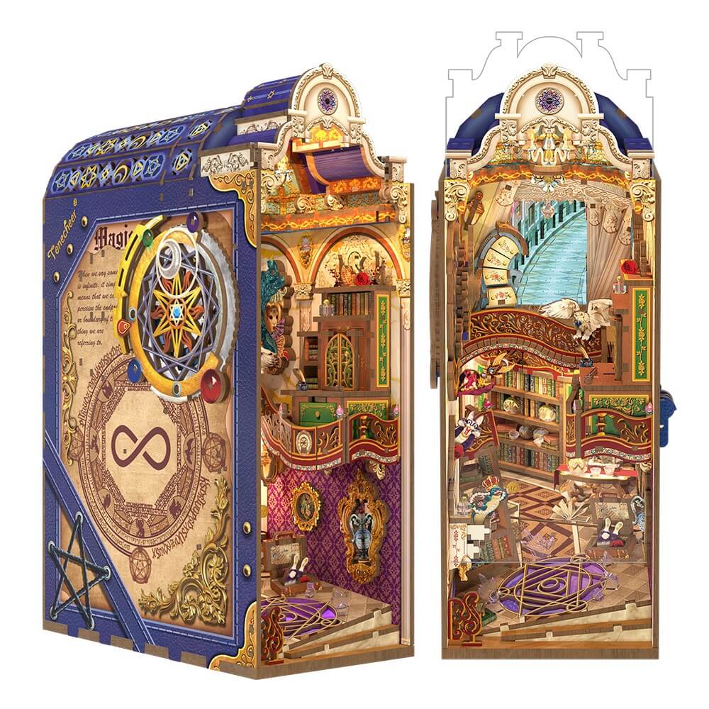 Tonecheer Magical Library Book Nook Kit [TQ134]