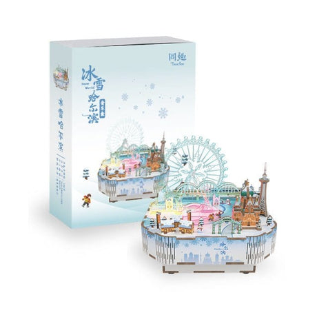 Tonecheer Snow World Wooden Model Kit [TQ071] - Hobbytech Toys