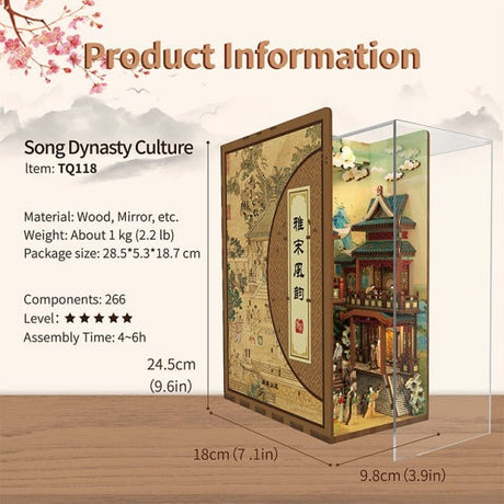 Tonecheer Song Dynasty Wooden Model Kit [TQ118] - Hobbytech Toys