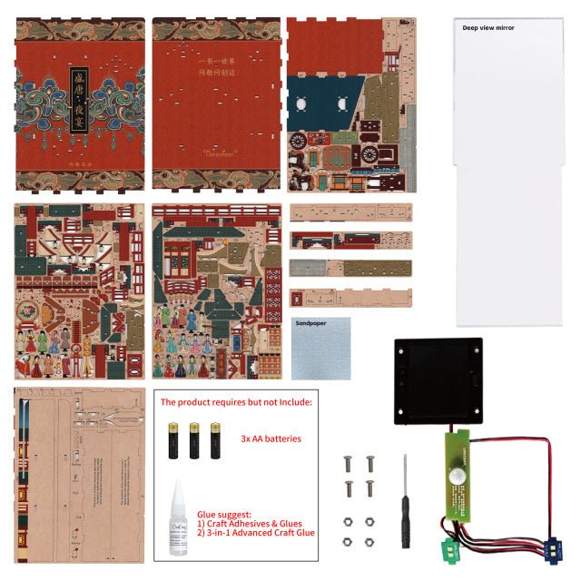 Tonecheer The Banquet Of Tang Dynasty Wooden Model Kit [TQ111] - Hobbytech Toys