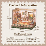 Tonecheer The Pastoral Home Sound Machine Wooden Model Kit [TQ400] - Hobbytech Toys