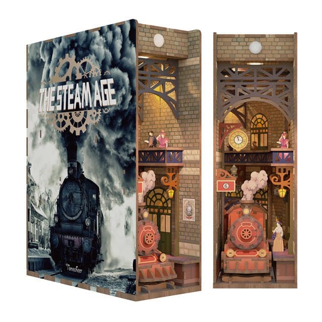 Tonecheer The Steam Age Wooden Model Kit [TQ125] - Hobbytech Toys