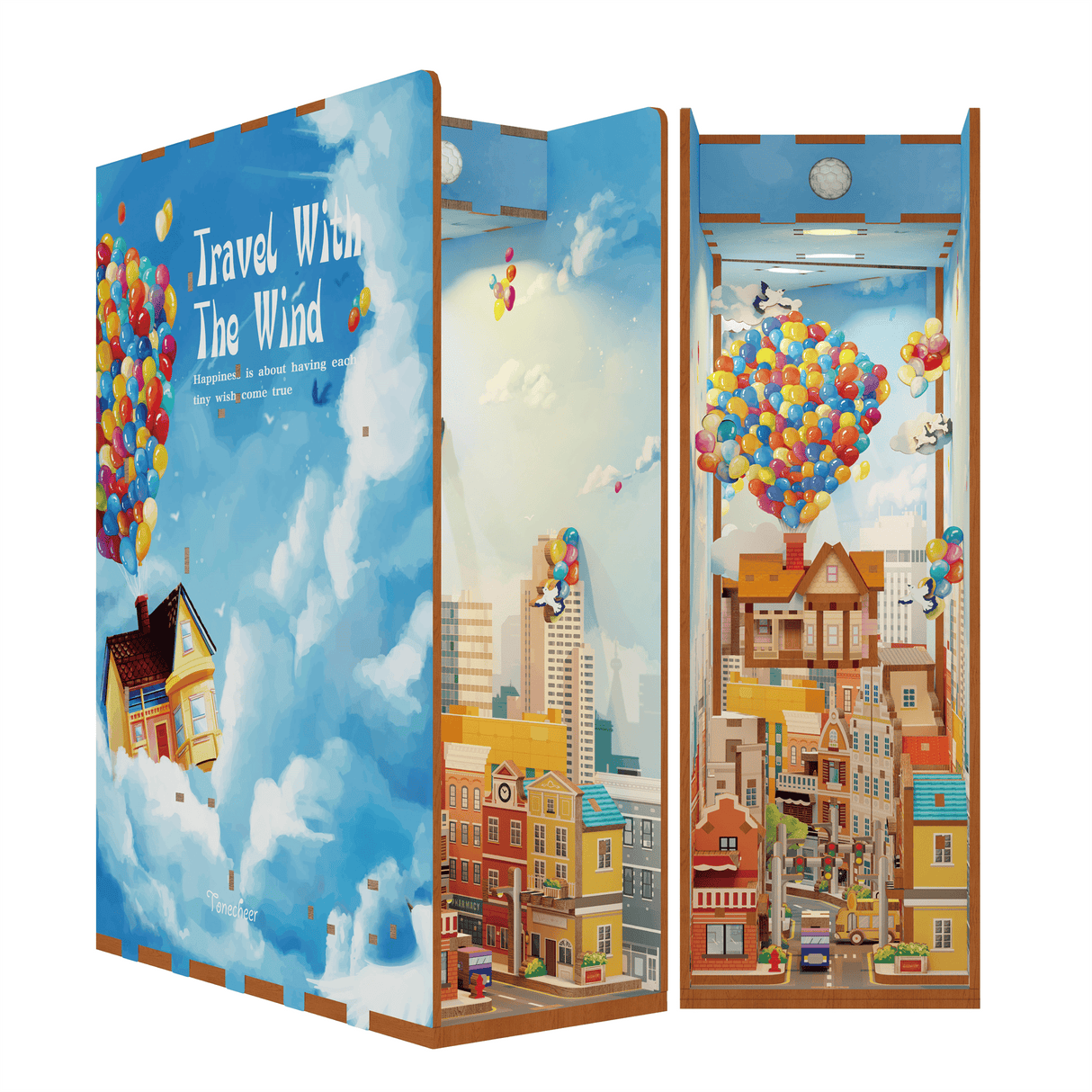 Tonecheer Travel With Wind Book Nook Kit [TQ126]