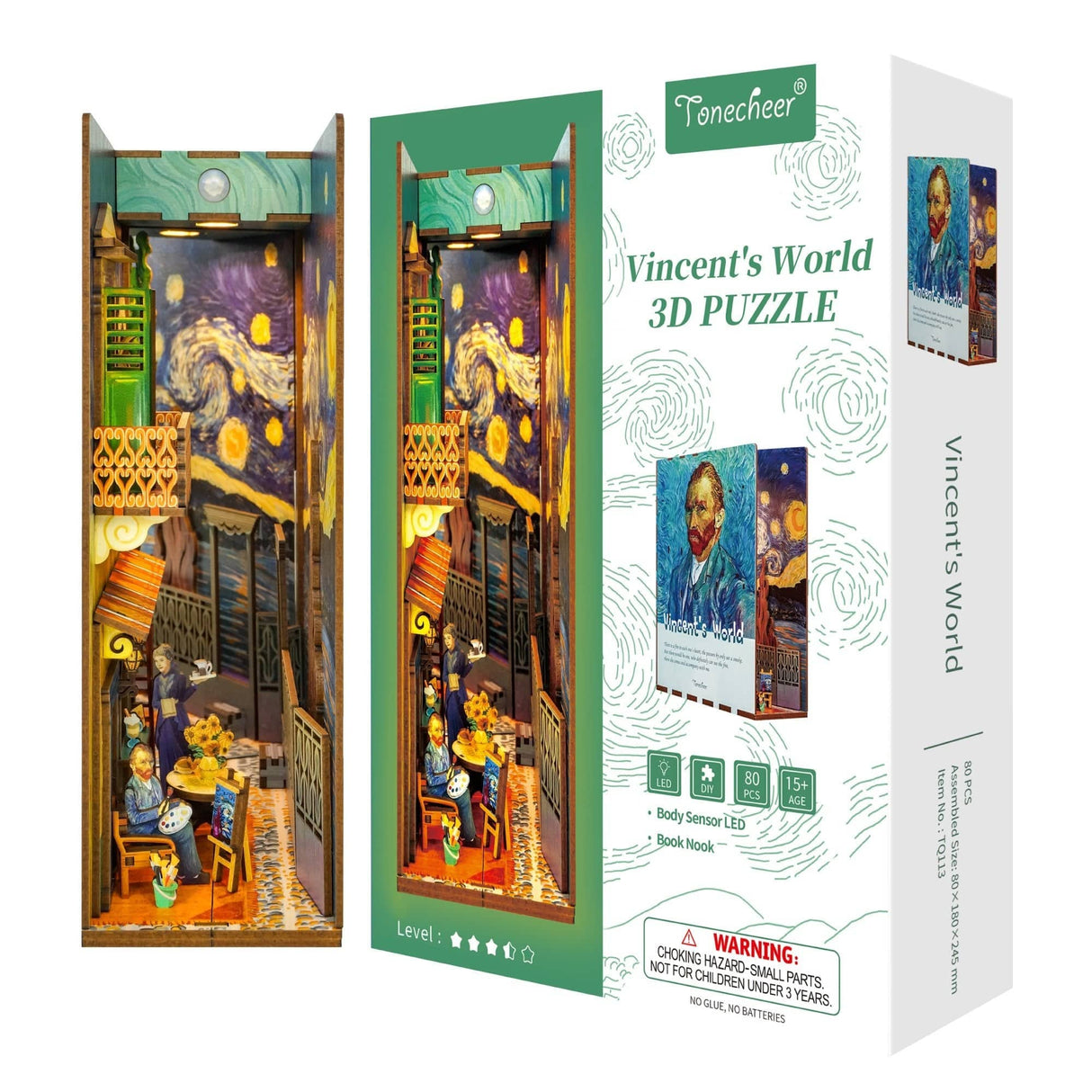 Tonecheer Vincents World Wooden Model Kit [TQ113] - Hobbytech Toys