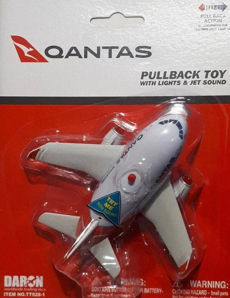 Toytech QANTAS QANTAS PullBack with Lights and Sound - Hobbytech Toys