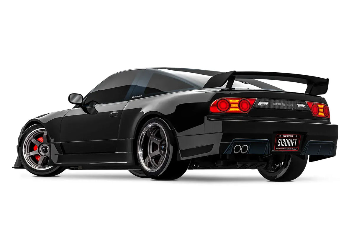 Traxxas 1/10 4-TEC Nissan 240SX RC Drift Car - Black