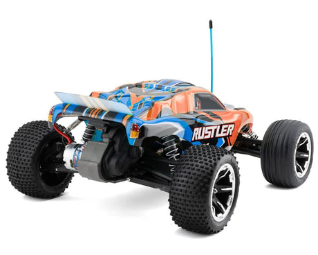 Traxxas 1/10 Rustler XL - 5 2WD Brushed Stadium Truck - Orange [37254 - 8ORG] - Hobbytech Toys
