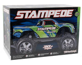Traxxas 1/10 Stampede XL - 5 Brushed 2WD Electric RC Monster Truck - Green [36254 - 8GRN] - Hobbytech Toys