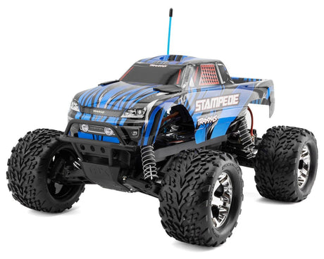 Traxxas 1/10 Stampede XL - 5 Brushed 2WD Electric RC Monster Truck - Blue [36254 - 8BLUE] - Hobbytech Toys
