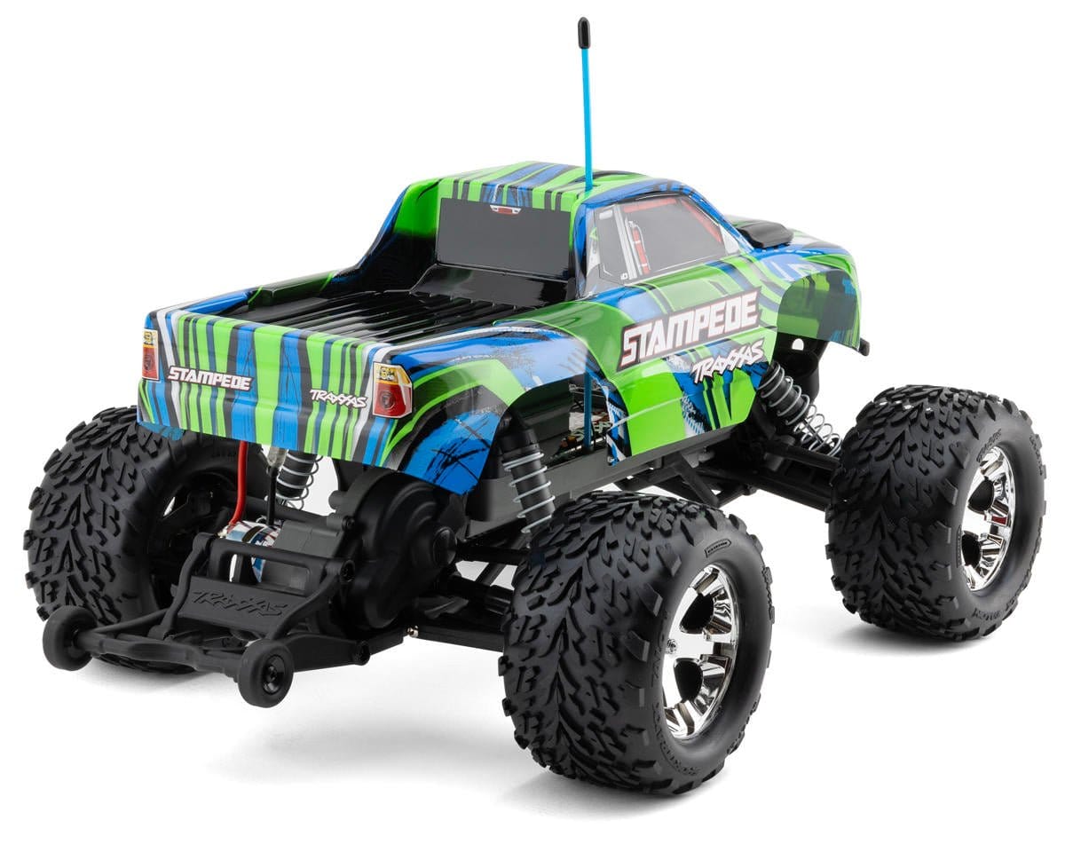 Traxxas 1/10 Stampede XL - 5 Brushed 2WD Electric RC Monster Truck - Green [36254 - 8GRN] - Hobbytech Toys