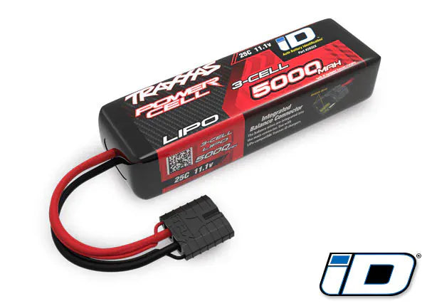Traxxas 2832X 5000mah 3S 11.1v 25C Lipo Short ID Plug