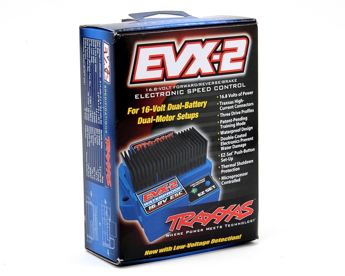 Traxxas 3019R EVX - 2 Brushed Dual Motor ESC* - Hobbytech Toys